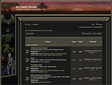 Tablet Screenshot of forums.axclassic.com